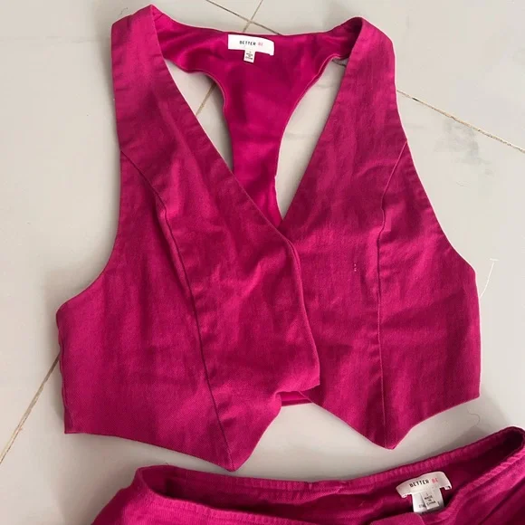 Better Be Fuchsia Belted Ensemble - Picture 4 of 4